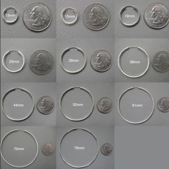 NEW Rose Gold Tone 2.75” Large Round Hoop Earrings - Picture 4 of 4